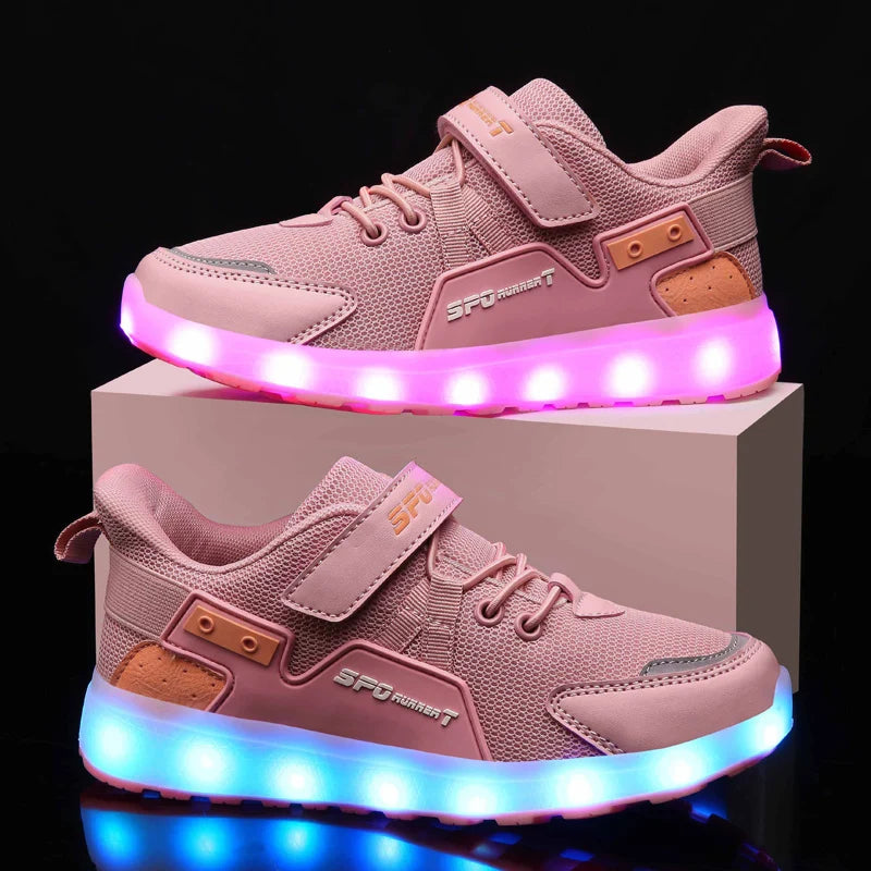 USB Charger LED Glowing Sneakers