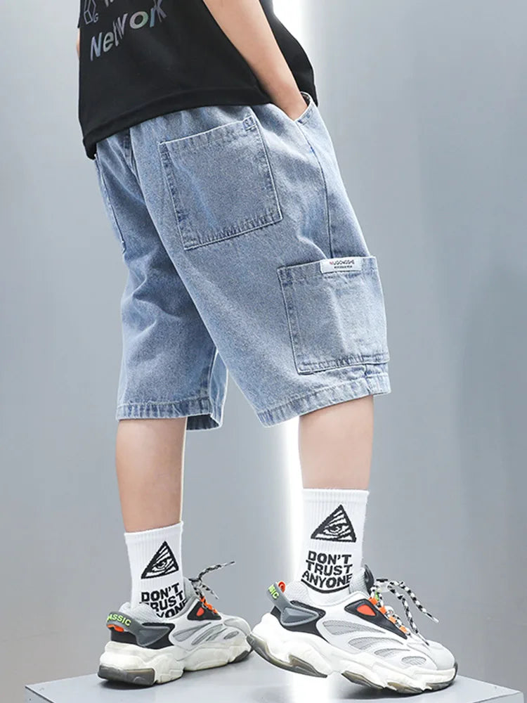Light Denim Shorts for Breezy Summers