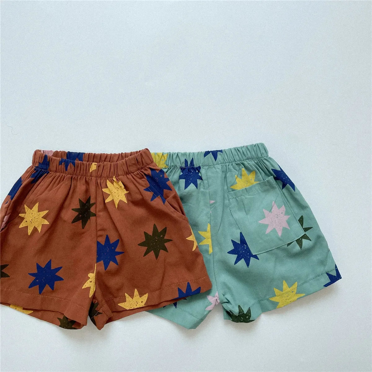 Kids Playful Cotton Shorts