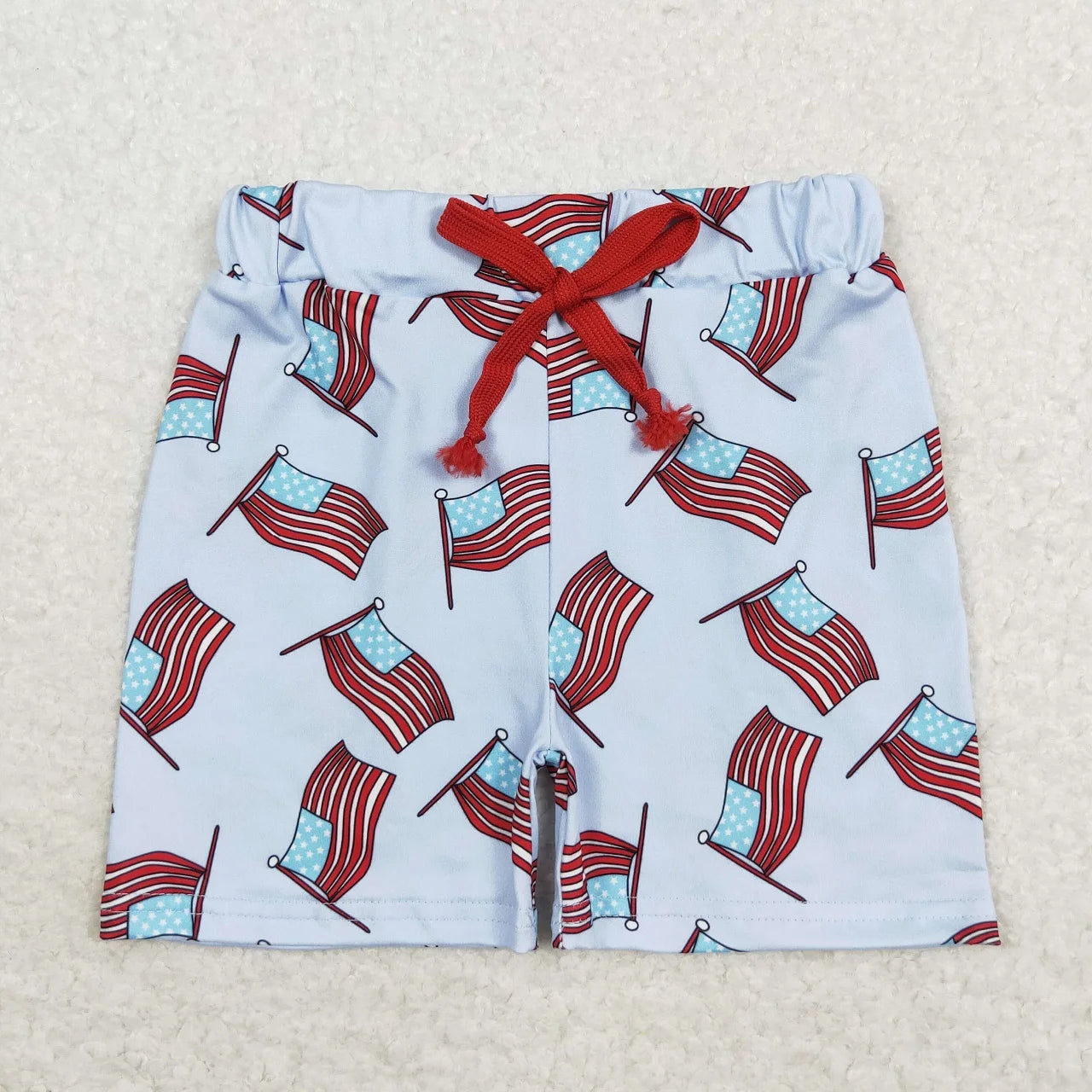 Elastic Waist Cotton Shorts