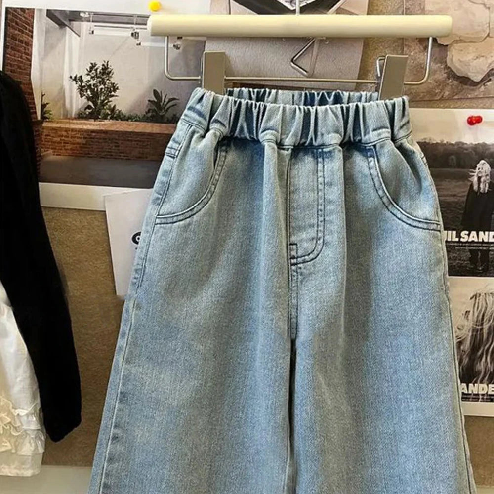 Stylish Wide Leg Jeans for Girls