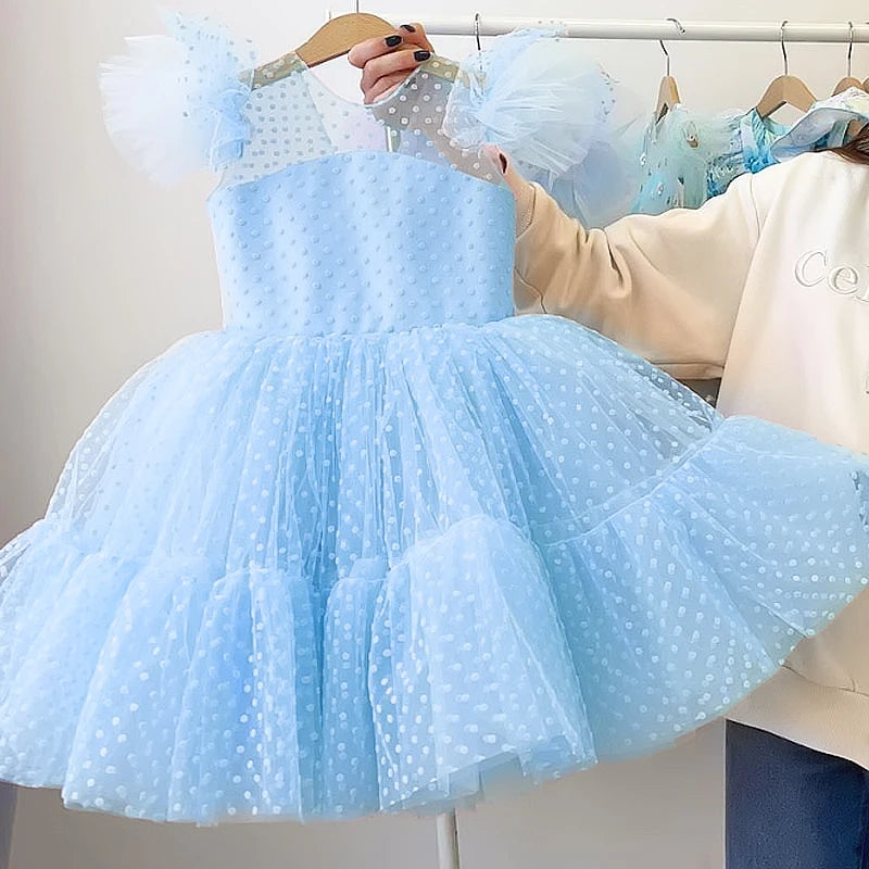 Rainbow Unicorn Princess Dress for Girls