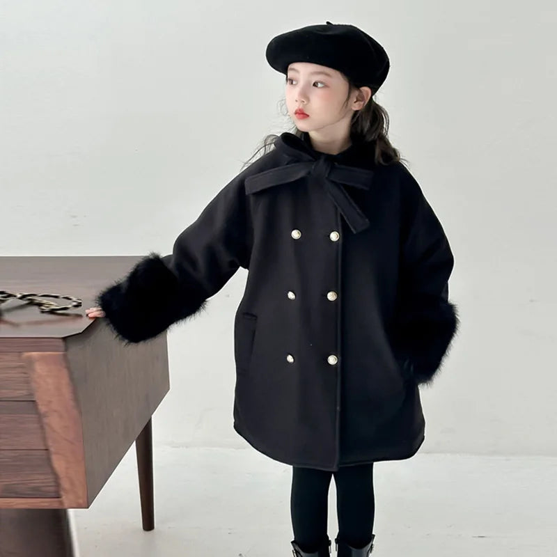 Girls Winter Wool Coat