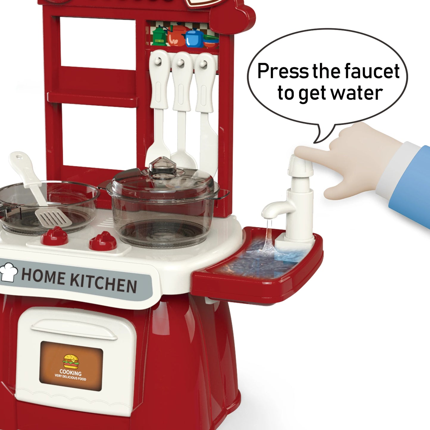 Pretend Cooking Food Play Dinnerware Set