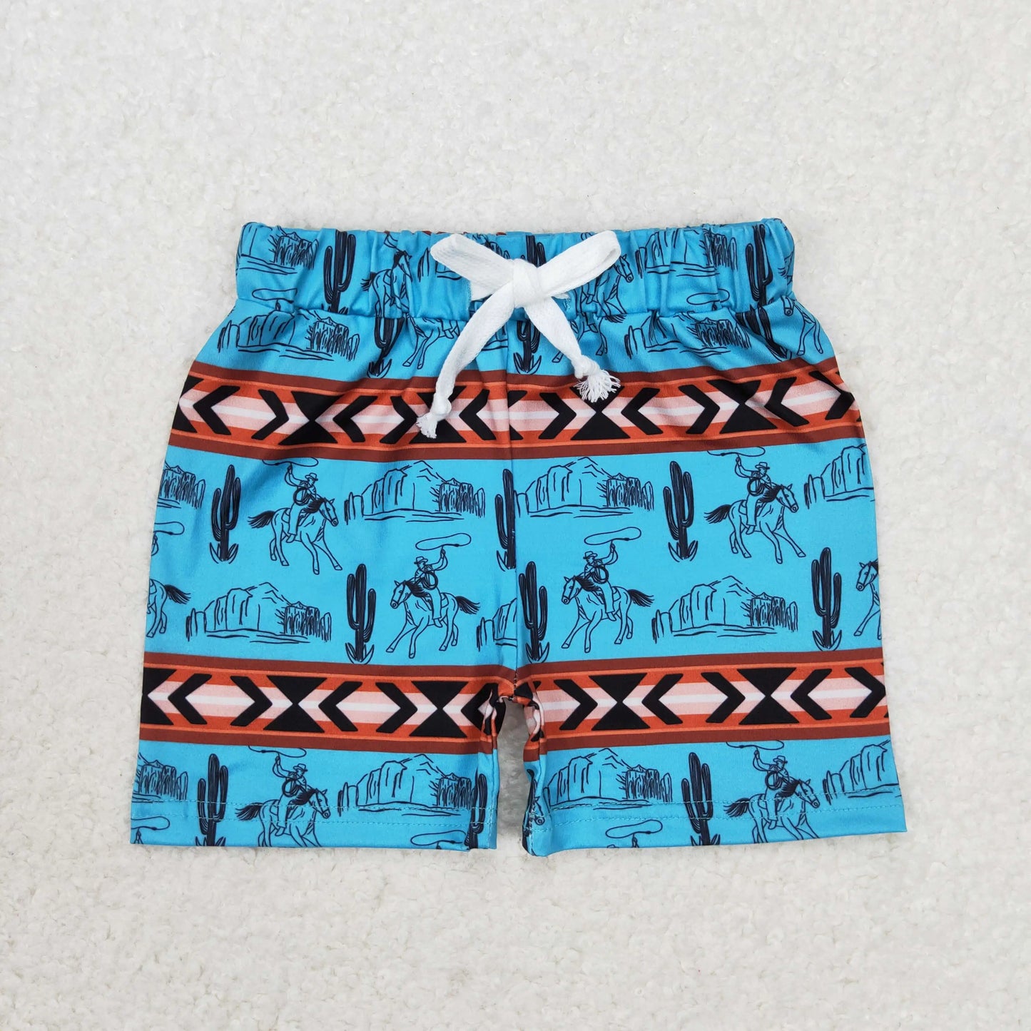 Elastic Waist Cotton Shorts