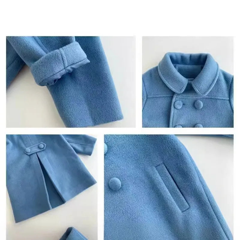 Winter Girl's Stylish Thick Cotton Coat