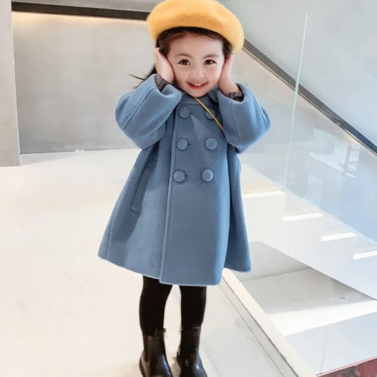 Winter Girl's Stylish Thick Cotton Coat