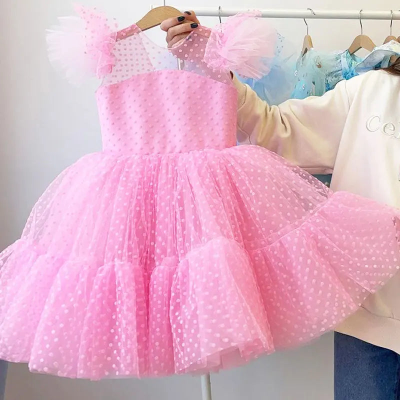 Rainbow Unicorn Princess Dress for Girls