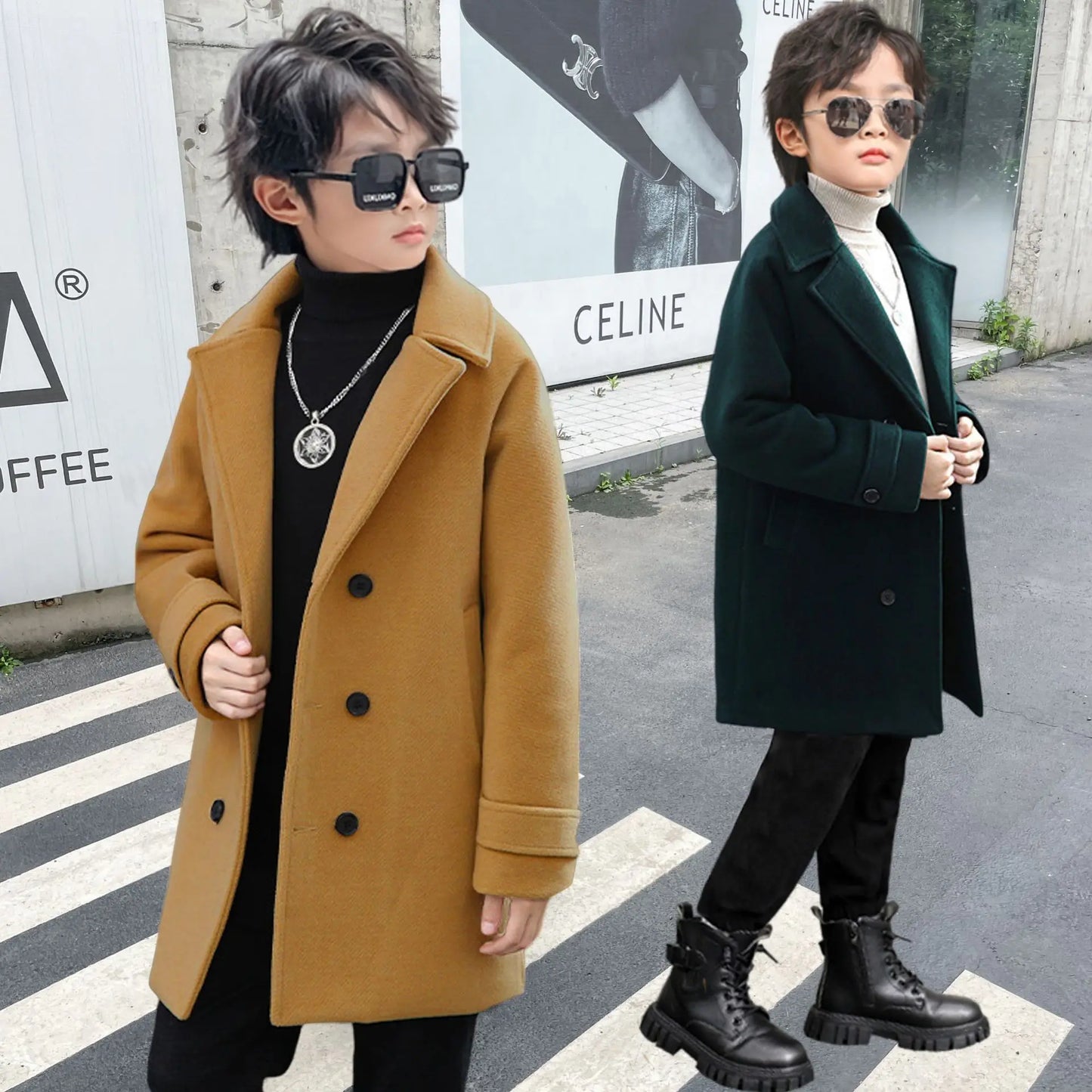 Velvet Thicken Woolen Jacket