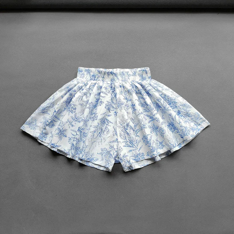 Floral Culottes Stylish Summer Shorts