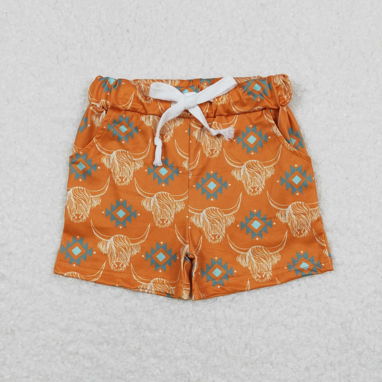 Elastic Waist Cotton Shorts