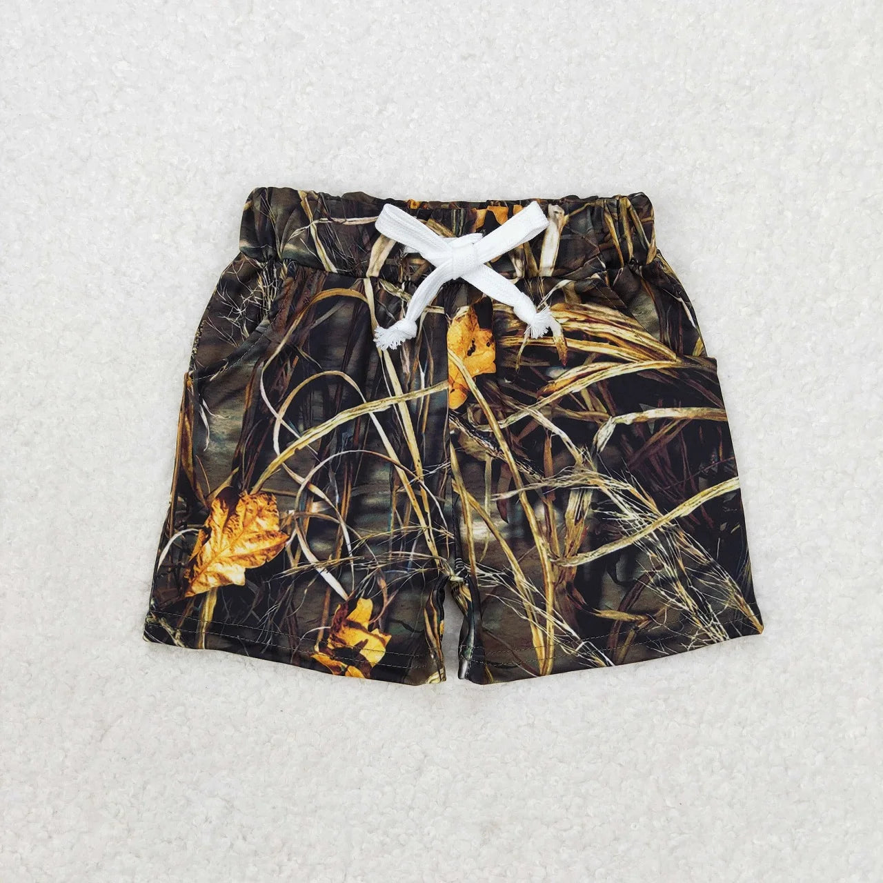 Elastic Waist Cotton Shorts
