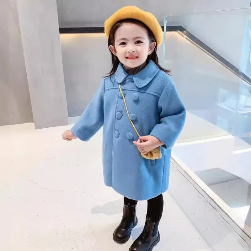 Winter Girl's Stylish Thick Cotton Coat