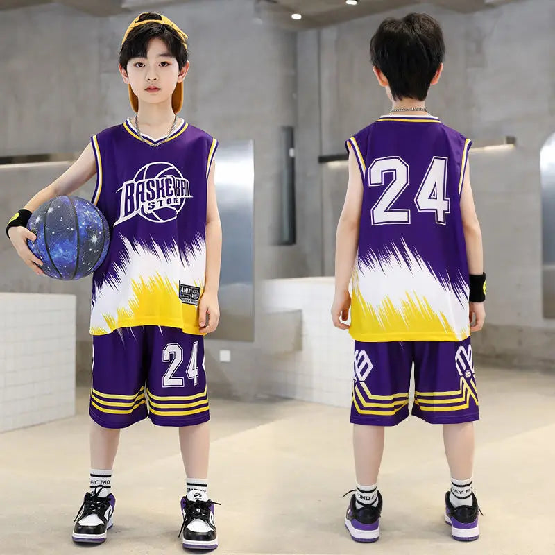 Boys Quick Dry Basketball Set