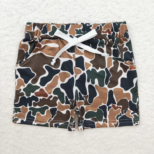 Elastic Waist Cotton Shorts