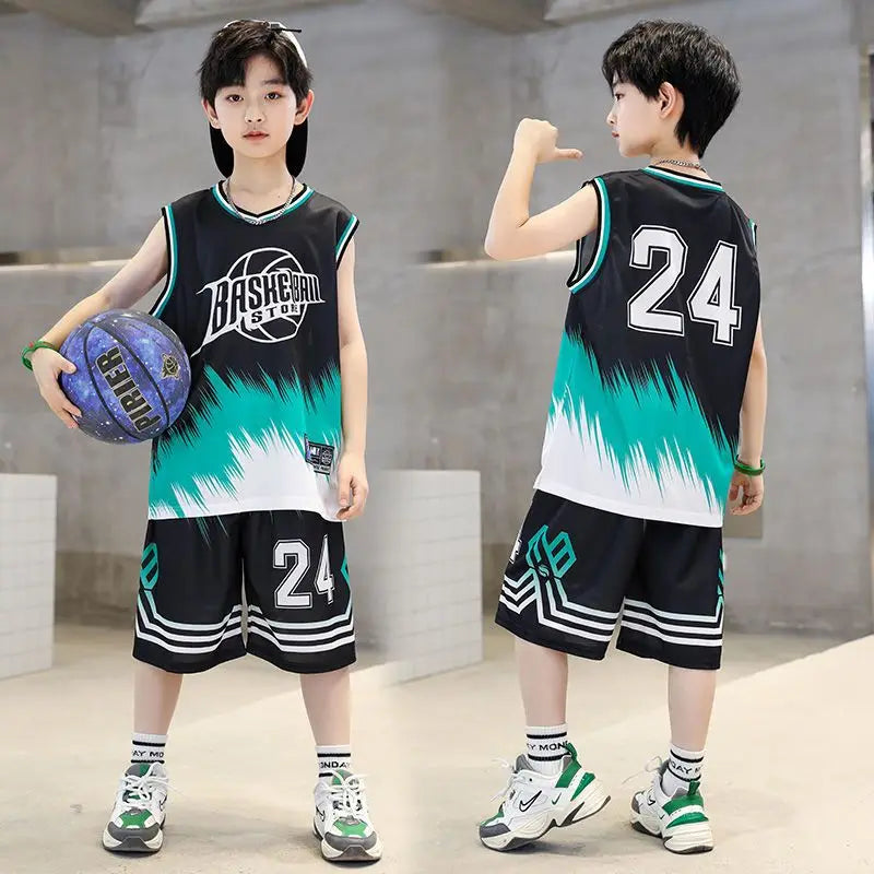 Boys Quick Dry Basketball Set