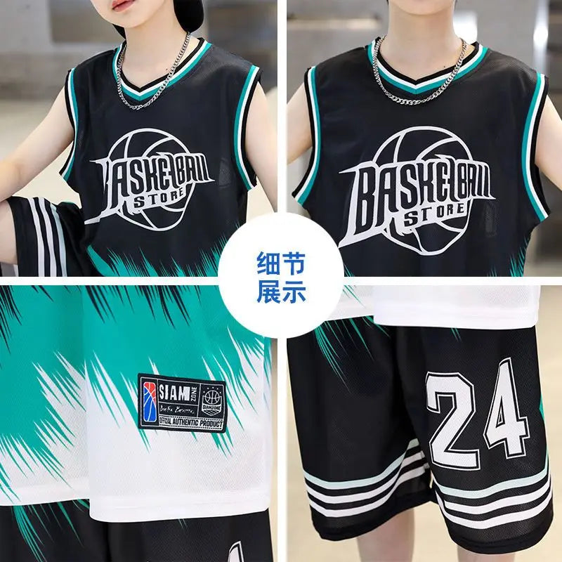 Boys Quick Dry Basketball Set