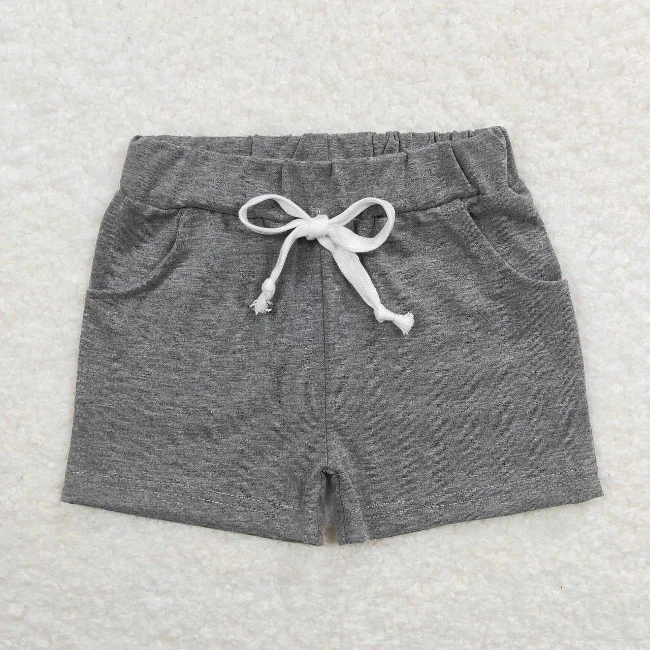 Elastic Waist Cotton Shorts