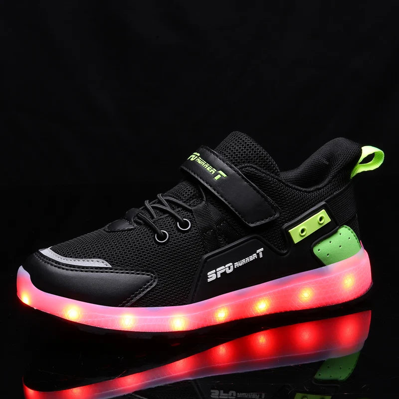 USB Charger LED Glowing Sneakers