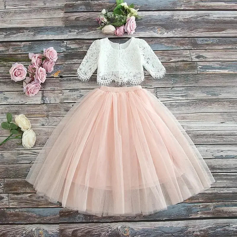 Solid Color Long Skirt
