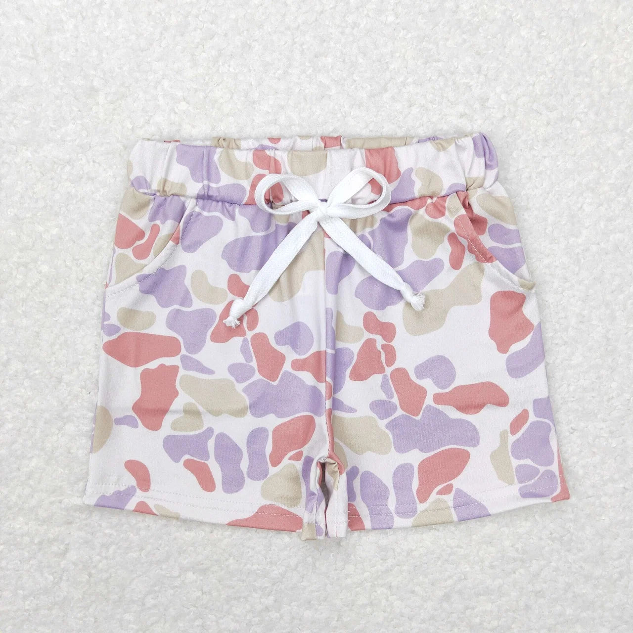 Elastic Waist Cotton Shorts