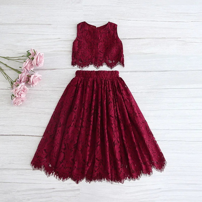 Solid Color Long Skirt