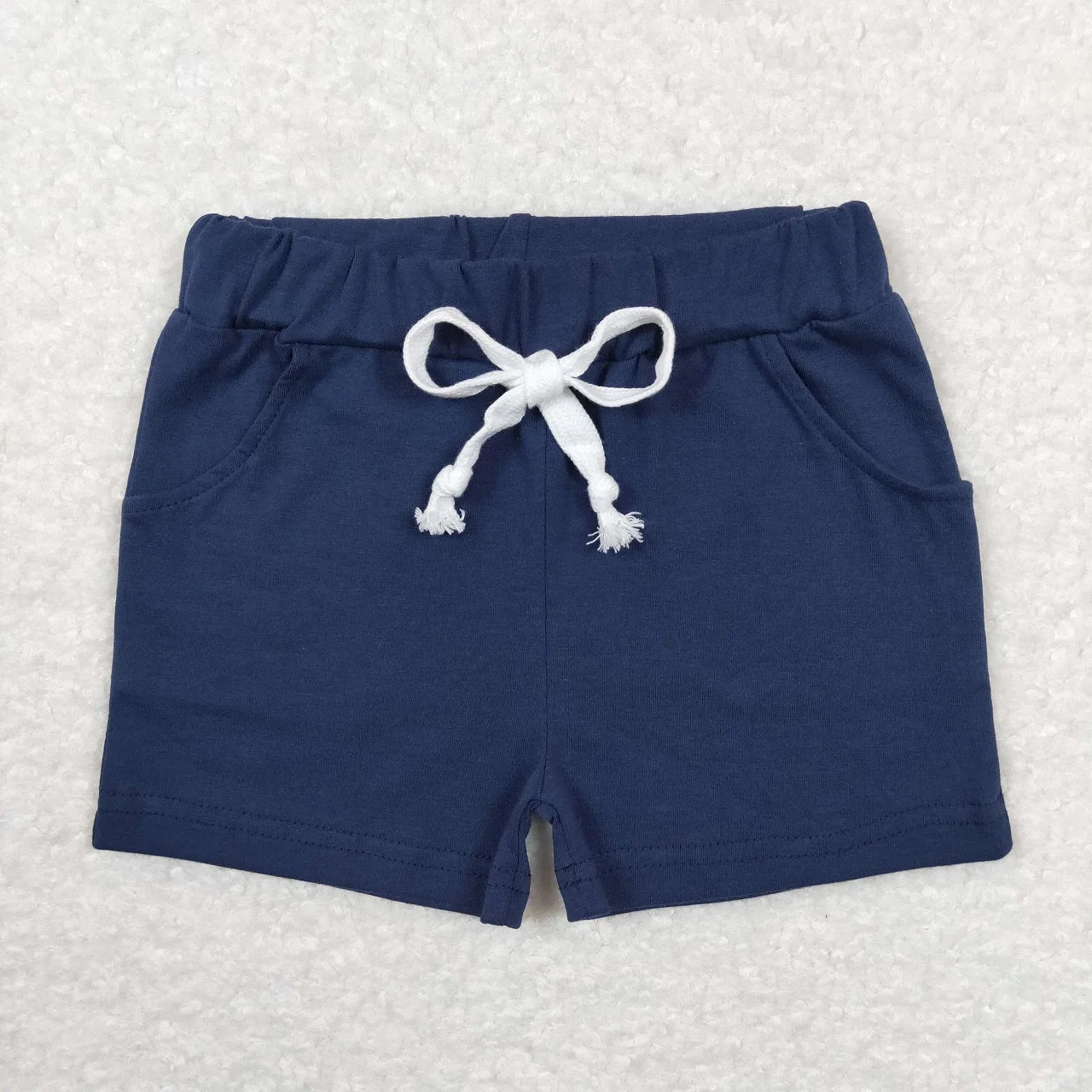 Elastic Waist Cotton Shorts