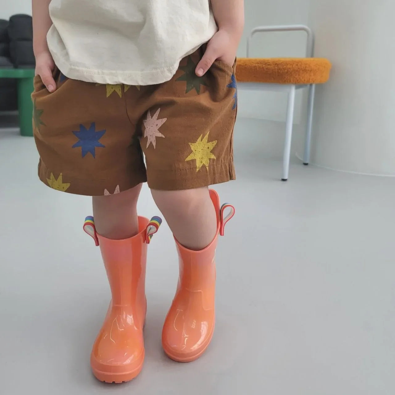 Kids Playful Cotton Shorts