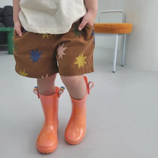 Kids Playful Cotton Shorts