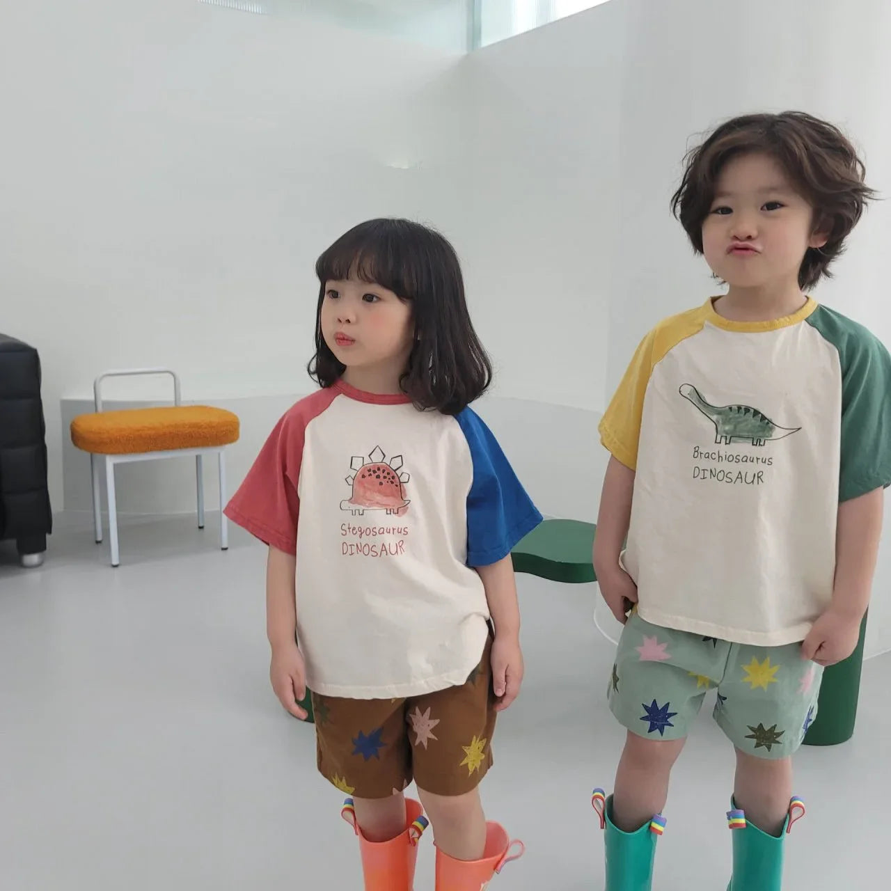 Kids Playful Cotton Shorts
