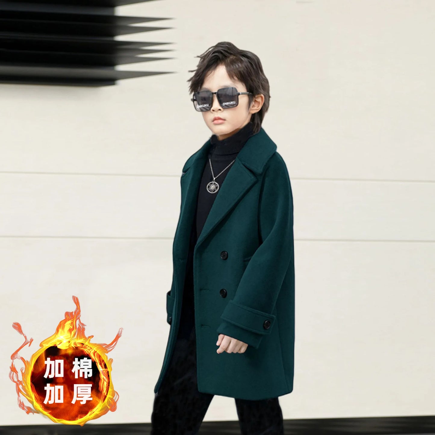 Velvet Thicken Woolen Jacket