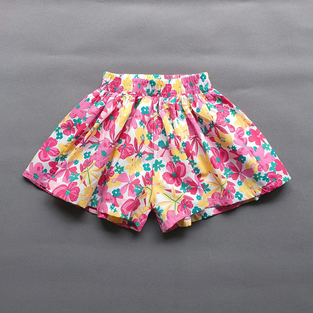 Floral Culottes Stylish Summer Shorts
