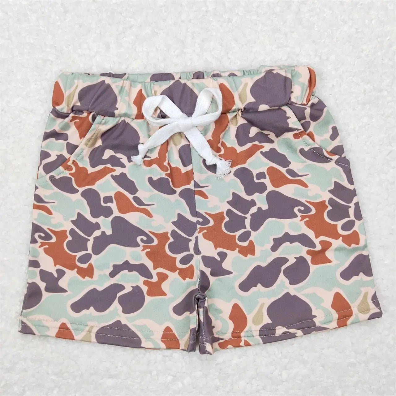 Elastic Waist Cotton Shorts