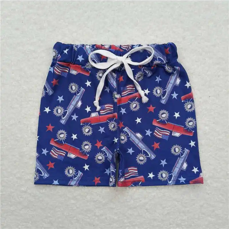 Elastic Waist Cotton Shorts