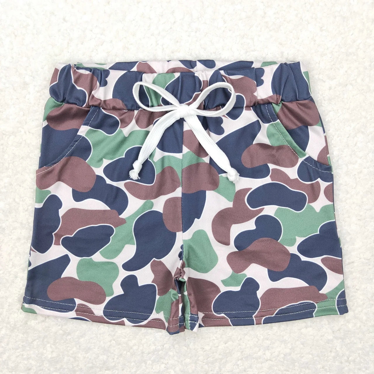 Elastic Waist Cotton Shorts