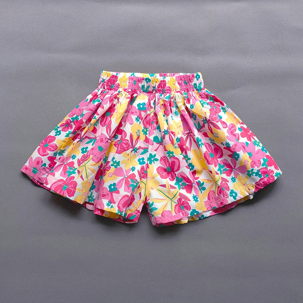 Floral Culottes Stylish Summer Shorts