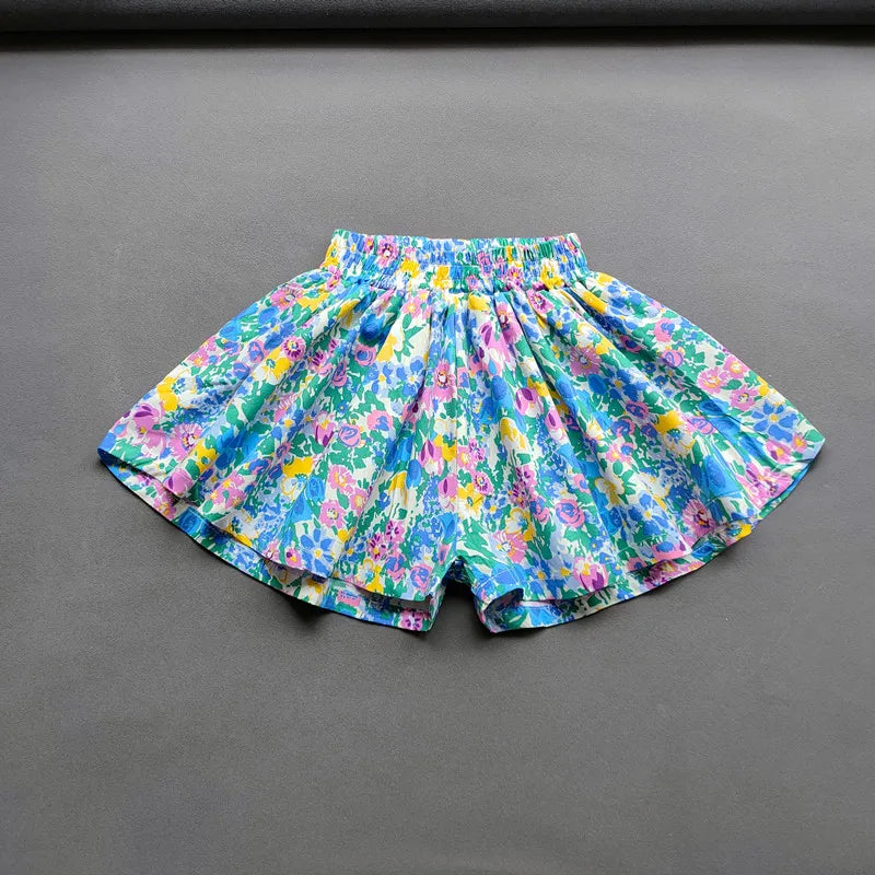 Floral Culottes Stylish Summer Shorts