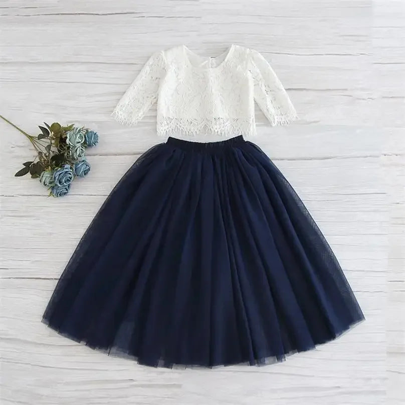 Solid Color Long Skirt