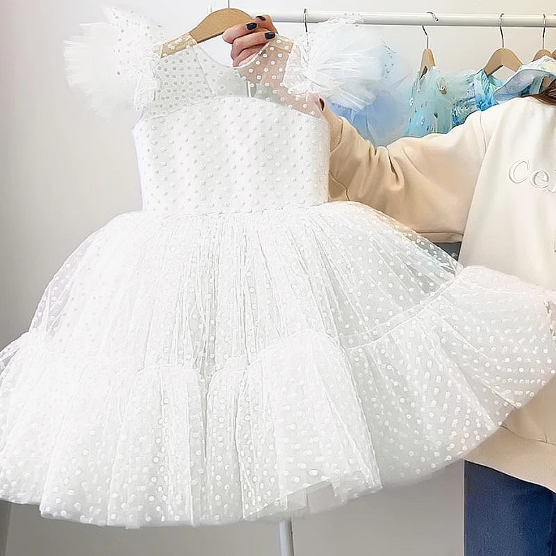 Rainbow Unicorn Princess Dress for Girls