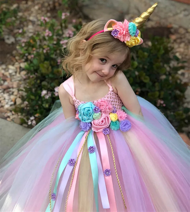 Unicorn Party Princess Dress