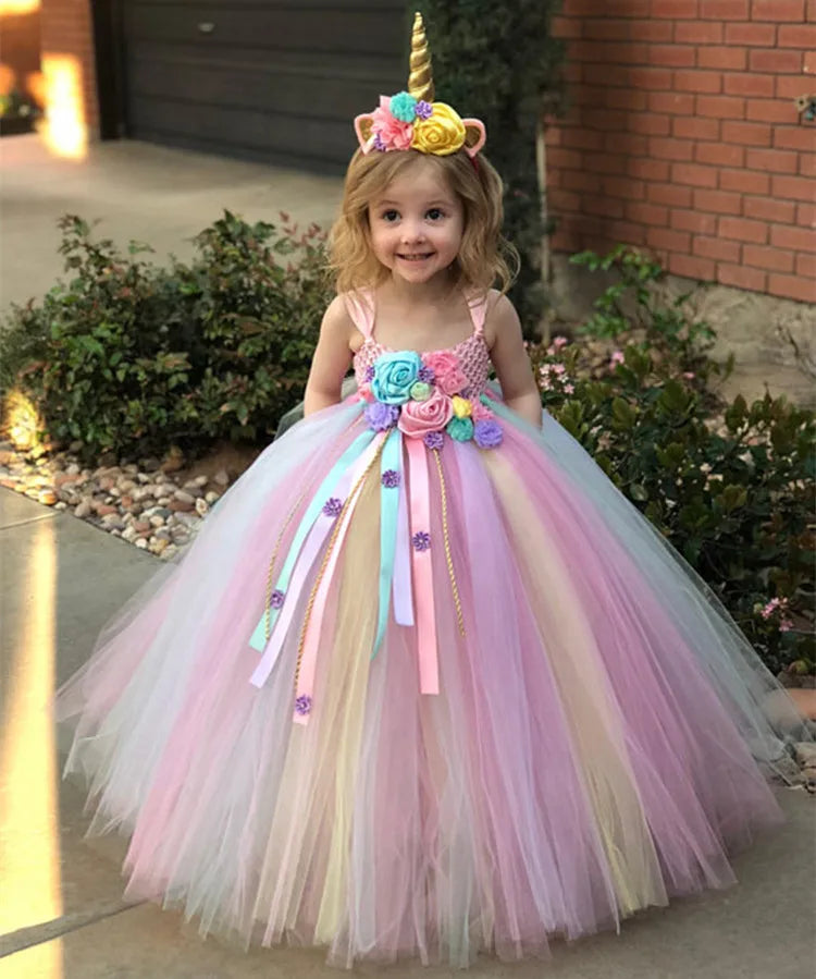 Unicorn Party Princess Dress