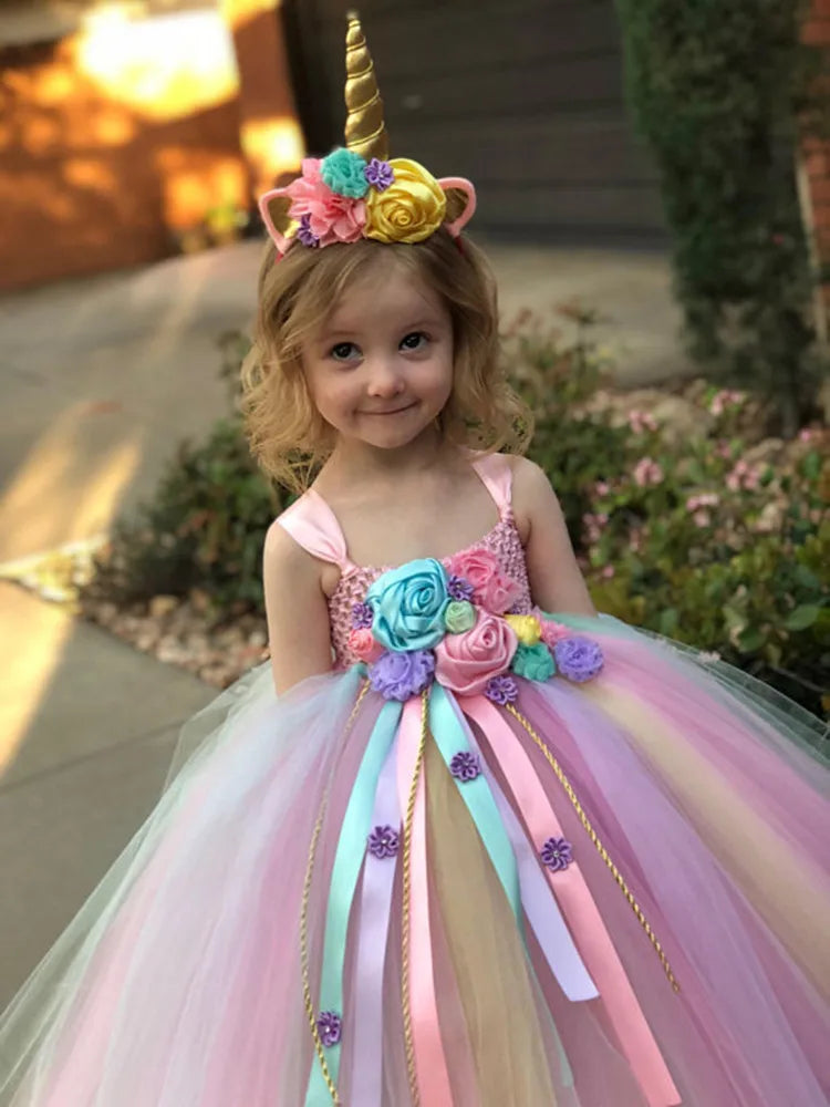 Unicorn Party Princess Dress