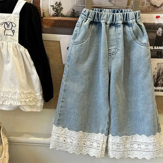 Stylish Wide Leg Jeans for Girls
