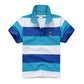 Stripes Short Sleeve Polo Shirt