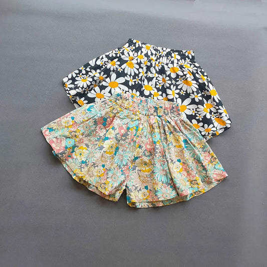 Floral Culottes Stylish Summer Shorts