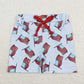 Elastic Waist Cotton Shorts