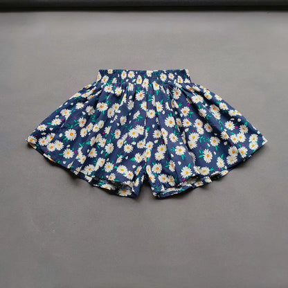 Floral Culottes Stylish Summer Shorts