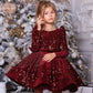 Festive Christmas Sequin Dress