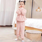 Ultra Soft Coral Velvet Kids Pajama Set