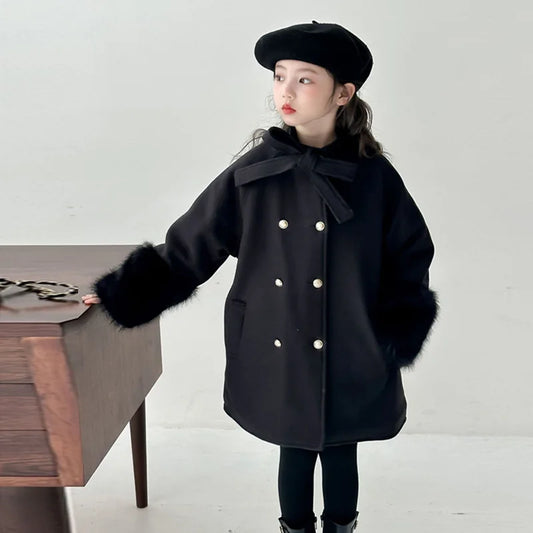 Girls Winter Wool Coat